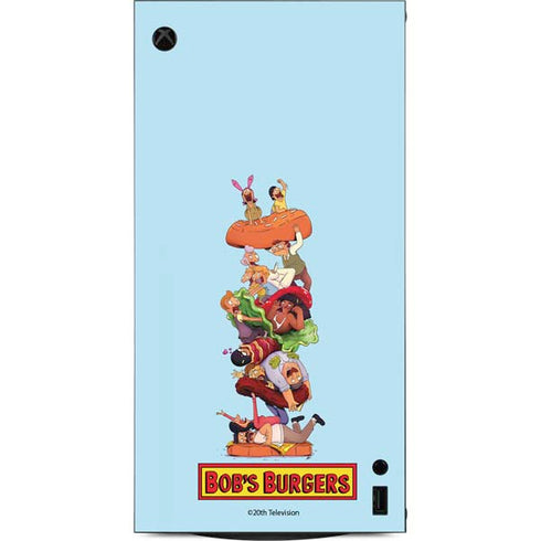 Bobs Burgers Stacked XBox Series X Digital Edition Console Skin